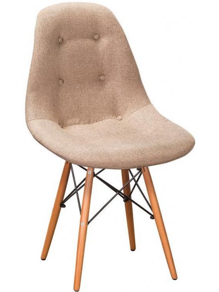 Деревянный стул Eames W Сканди браун