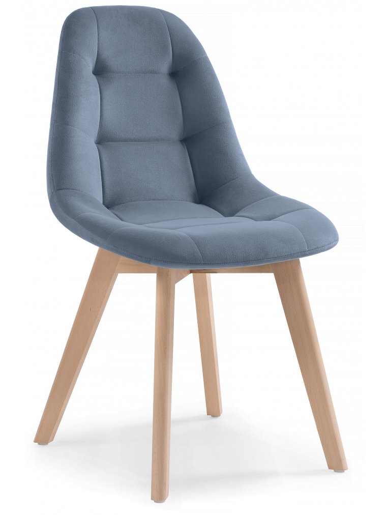 Деревянный стул Filip blue / wood