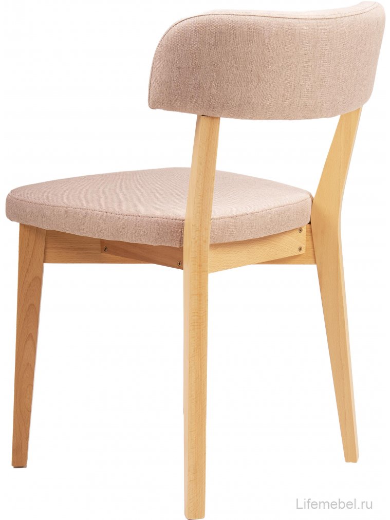 Деревянный стул Франк кремовый / натуральный бук