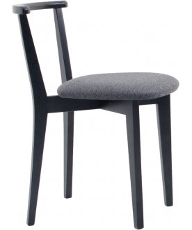 Деревянный стул Франк ПМ чёрное дерево / графит