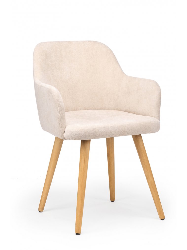 Деревянный стул Инфини латте (ocean 003) / светлое дерево