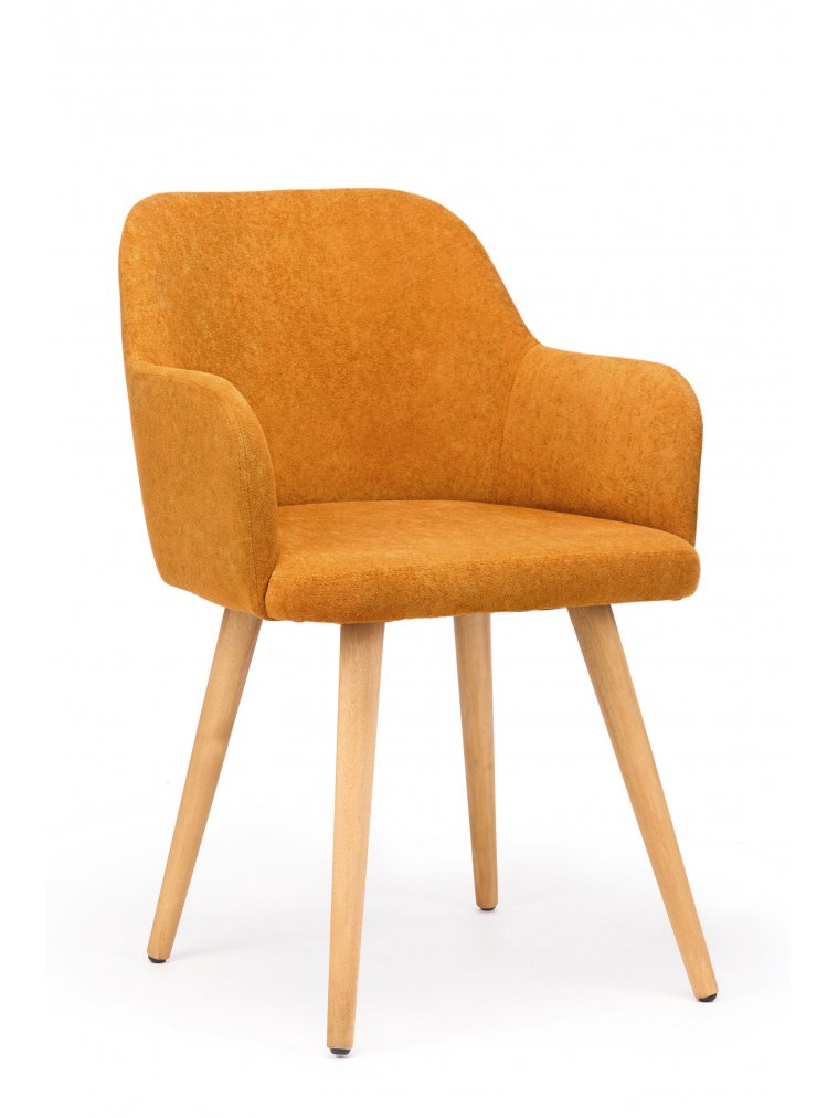 Деревянный стул Инфини терракота (ocean 015) / светлое дерево