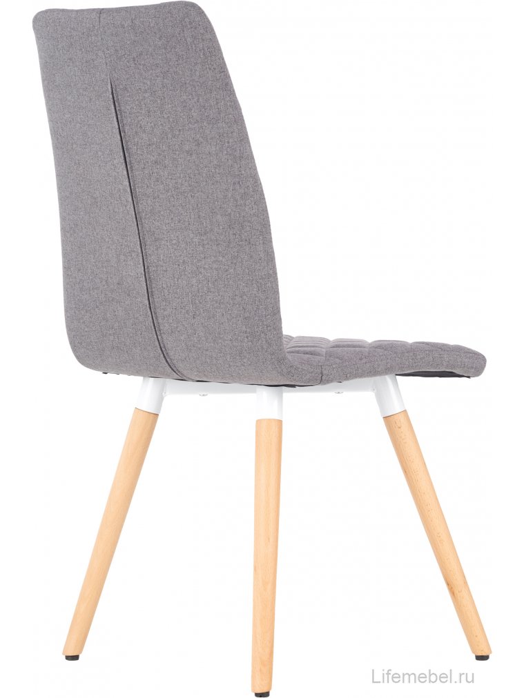 Деревянный стул K282 серый / натуральный
