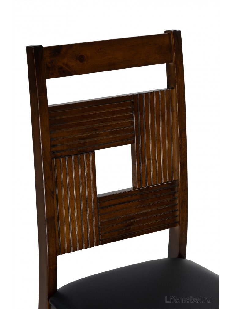 Деревянный стул Kubik dirty oak / black