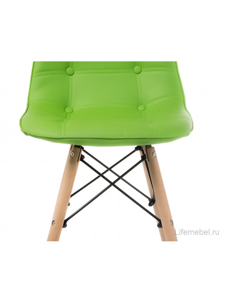 Деревянный стул Kvadro green