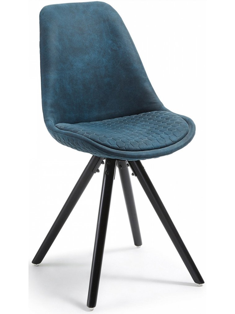 Деревянный стул Lars темно-синий