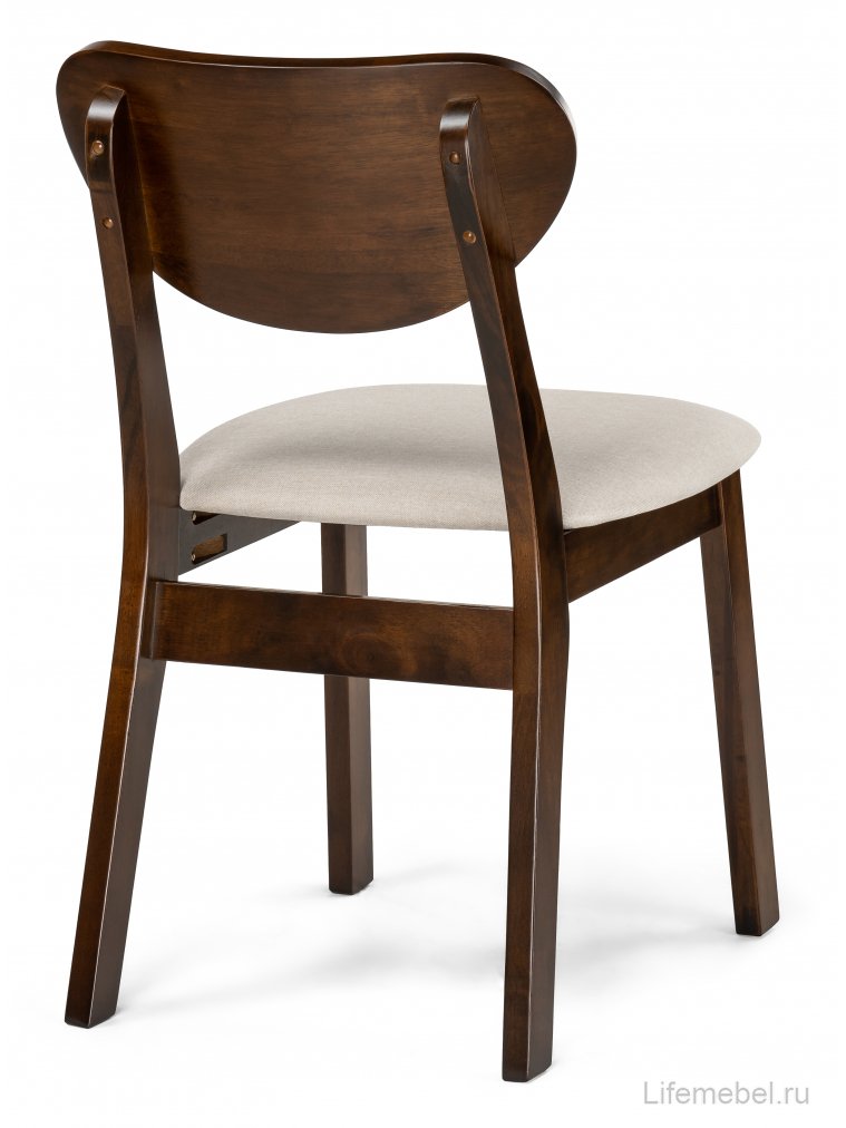 Деревянный стул Loid dirty oak / light beige