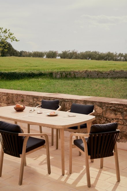 Деревянный стул Malaret черный / натуральный