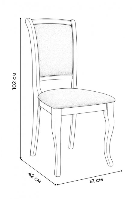 Деревянный стул MN-SC белый / серый