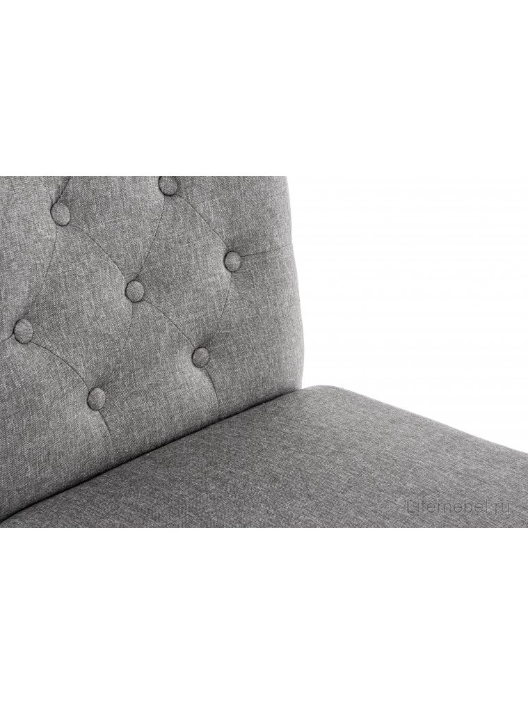 Деревянный стул Menson 03 white / fabric pebble