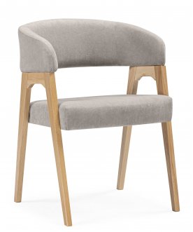 Стул-кресло Невада 1 ткань 231 / светлое дерево