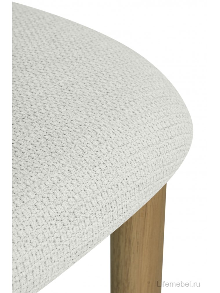 Деревянный стул Okava 1 бежевая рогожка / светлое дерево 