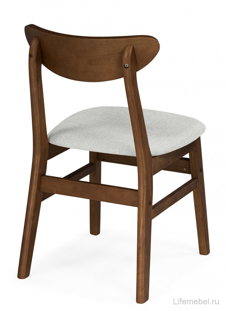 Деревянный стул Okava бежевый / орех