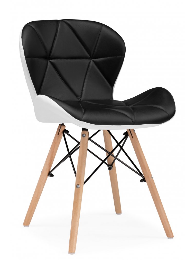 Деревянный стул PC-027 black / white