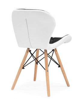 Деревянный стул PC-027 black / white