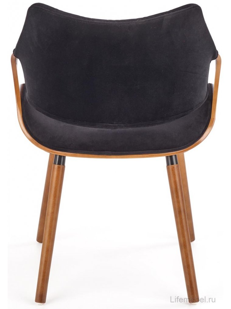 Деревянный стул K396 орех / черный