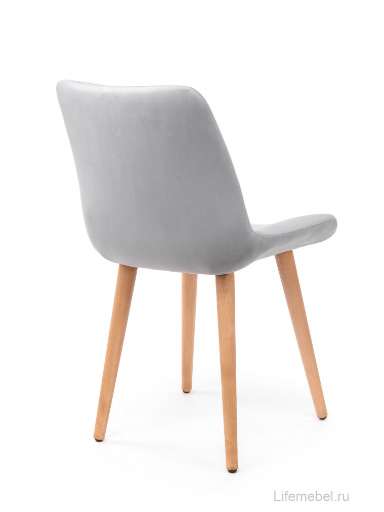 Деревянный стул Седа 360 светло-серый (zd 960) / светлое дерево