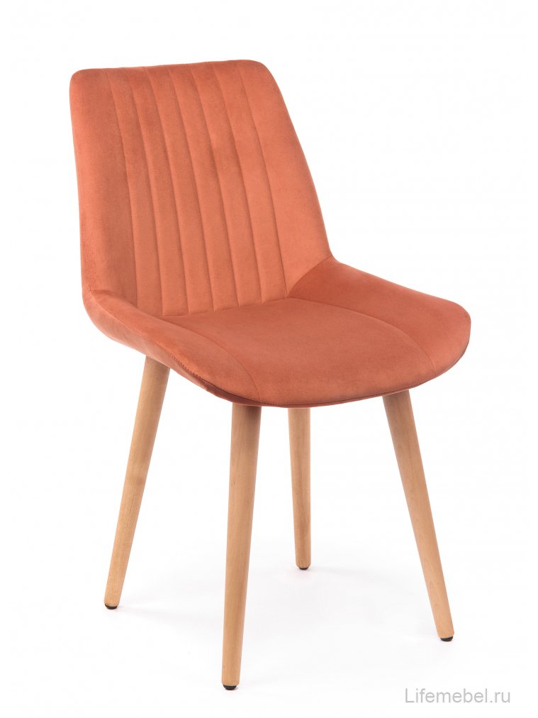 Деревянный стул Седа 360 терракотовый (zd 432) / светлое дерево