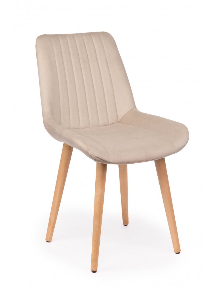 Деревянный стул Седа бежевый (zd 210) / светлое дерево