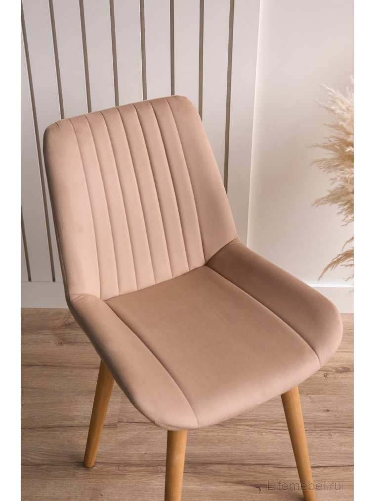 Деревянный стул Седа бежевый (zd 210) / светлое дерево