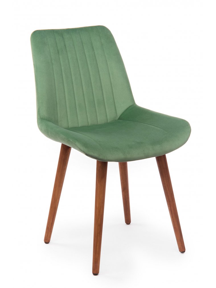 Деревянный стул Седа фисташковый (zd 651) / темное дерево