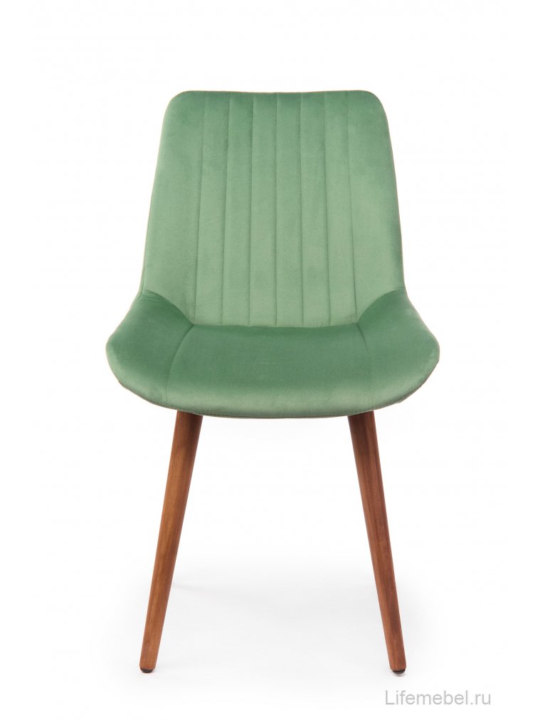 Деревянный стул Седа фисташковый (zd 651) / темное дерево
