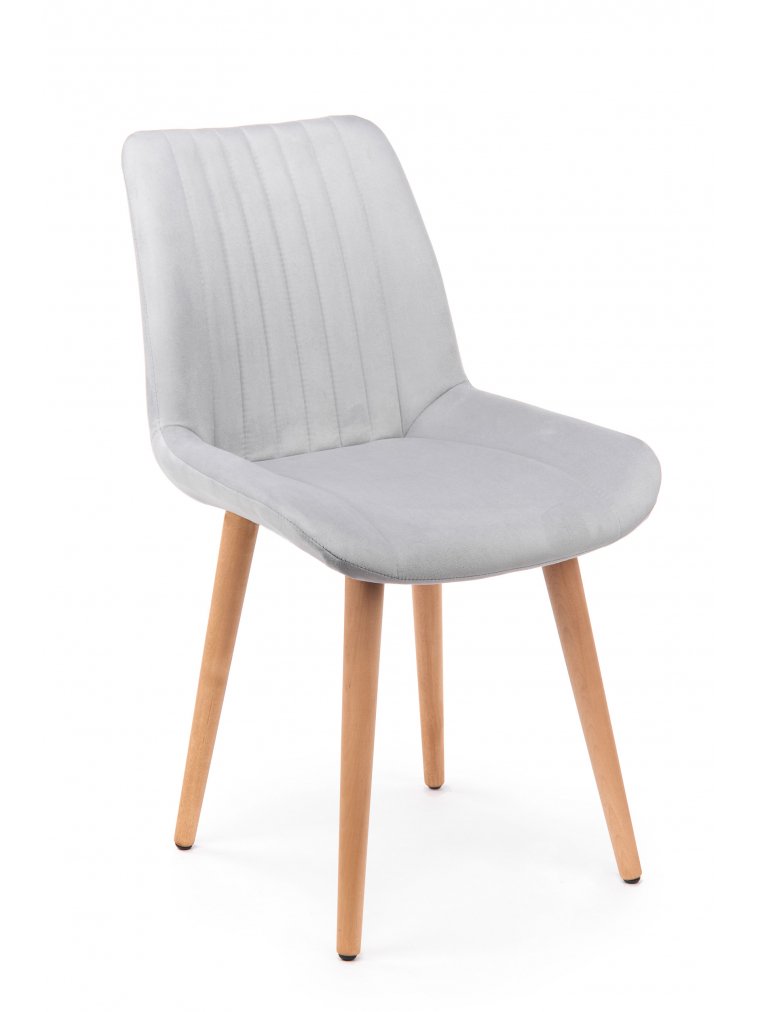 Деревянный стул Седа светло-серый (zd 960) / светлое дерево