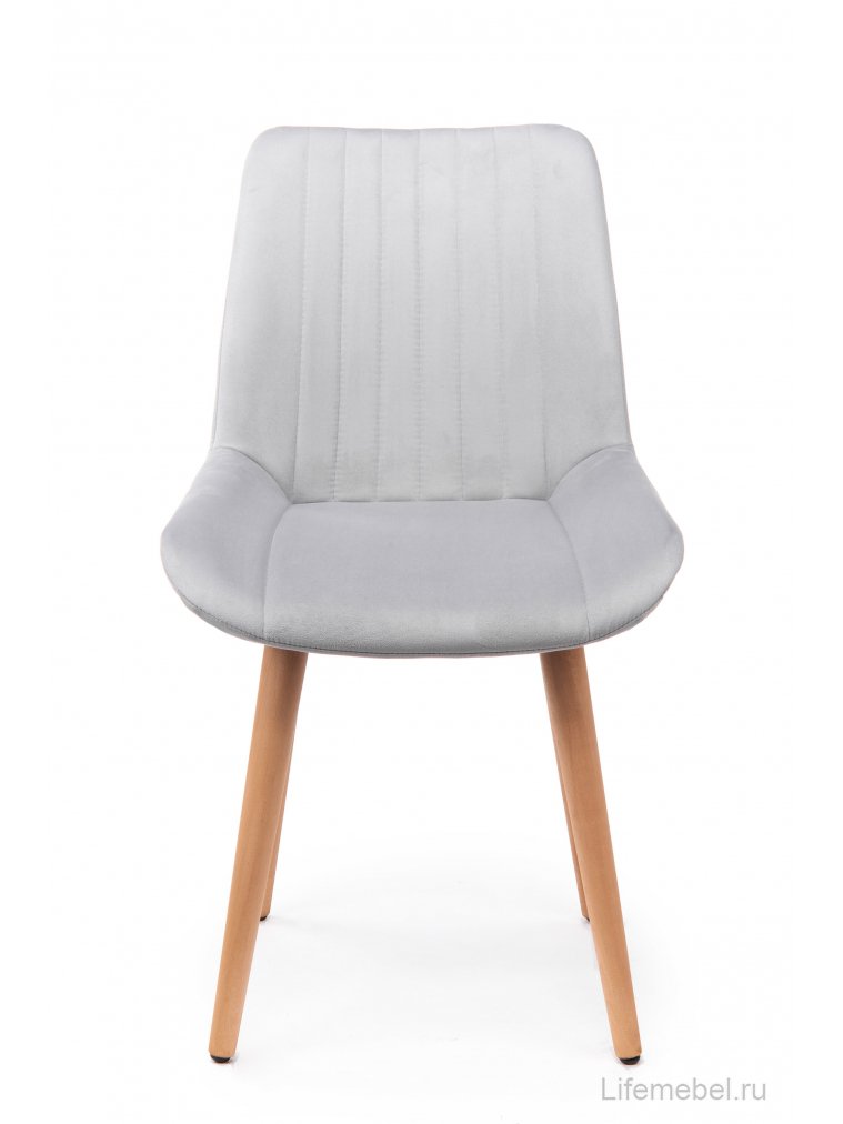 Деревянный стул Седа светло-серый (zd 960) / светлое дерево