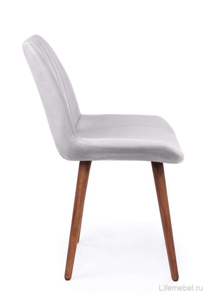 Деревянный стул Седа светло-серый (zd 960) / темное дерево