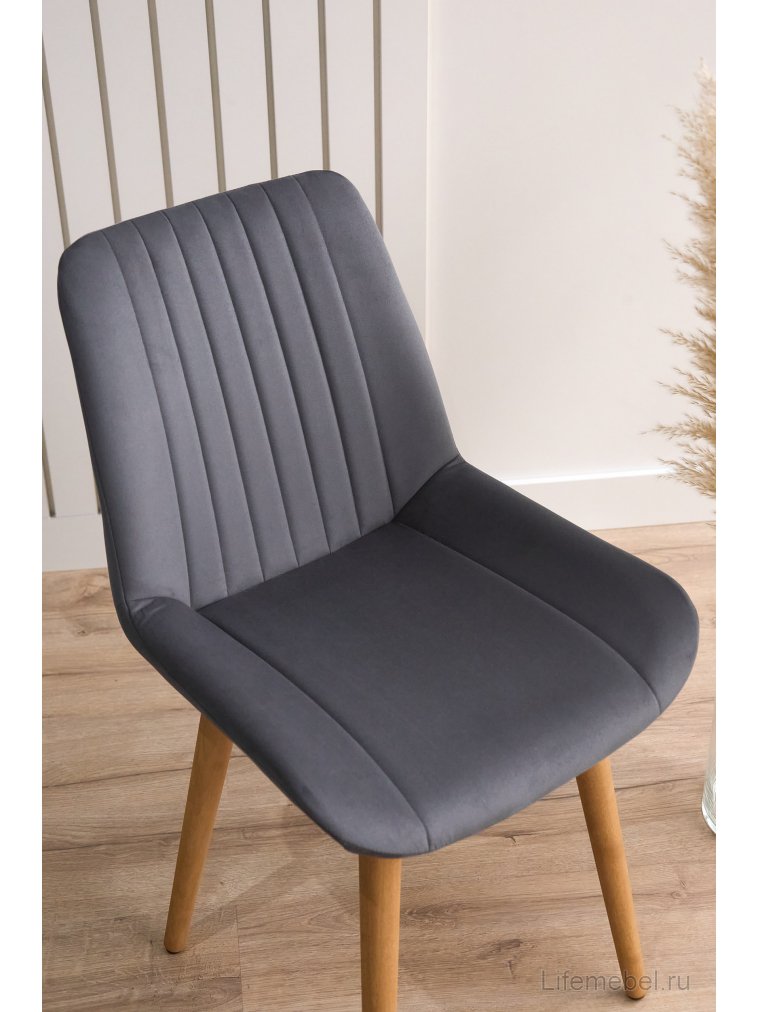 Деревянный стул Седа темно-серый (zd 995) / светлое дерево