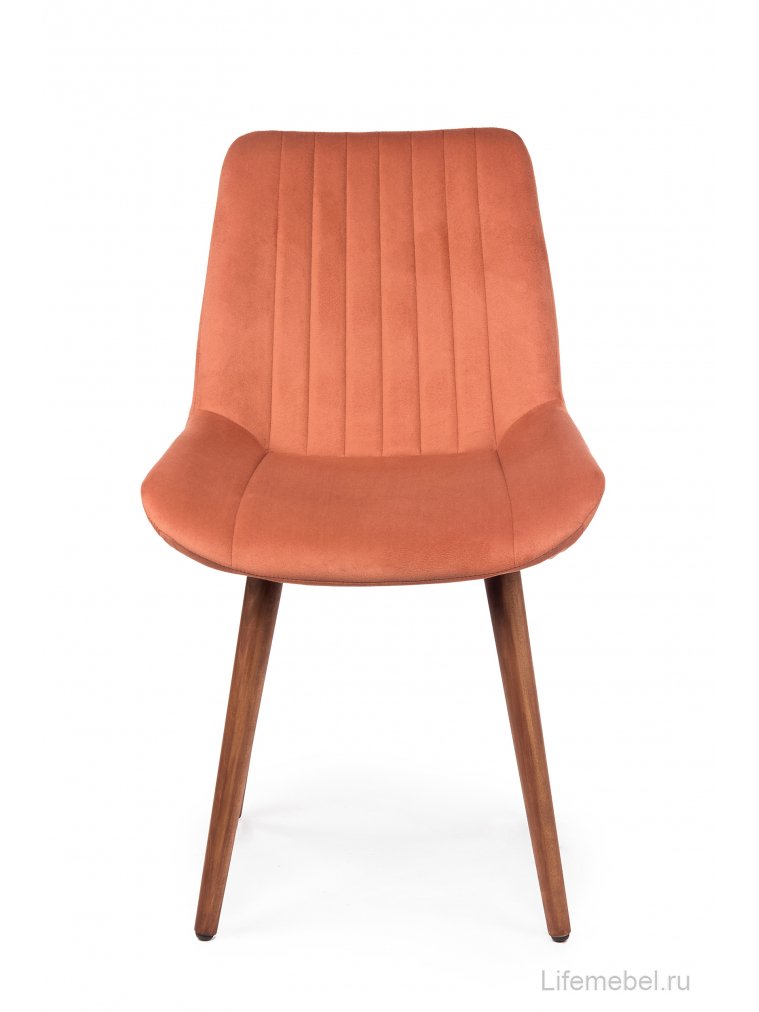 Деревянный стул Седа терракотовый (zd 432) / темное дерево