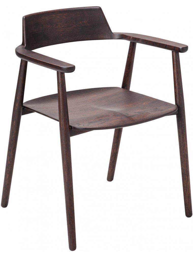 Деревянный стул Seoto темный дуб