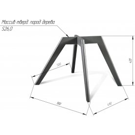 Деревянный стул SHT-ST35/S39