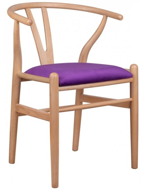Деревянный стул Sling 5KS26575-V2 фиолетовый