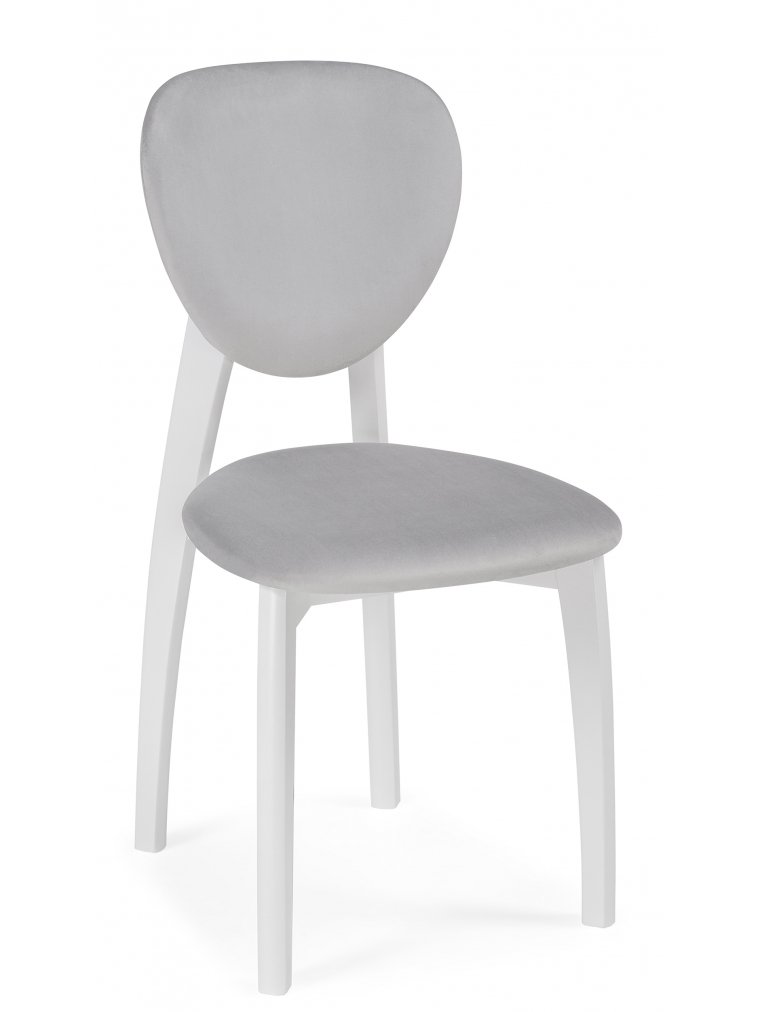 Деревянный стул Вакимо ткань tenerife silver / белый