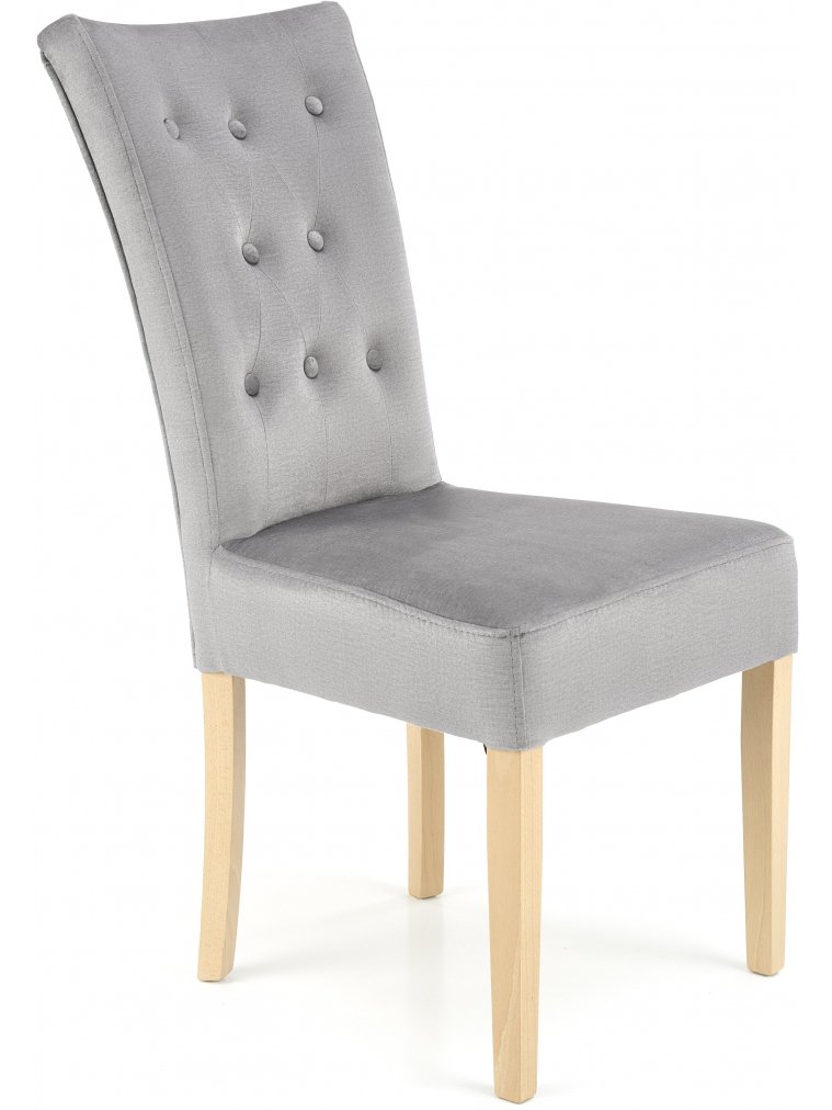 Деревянный стул Виль серый / дуб медовый