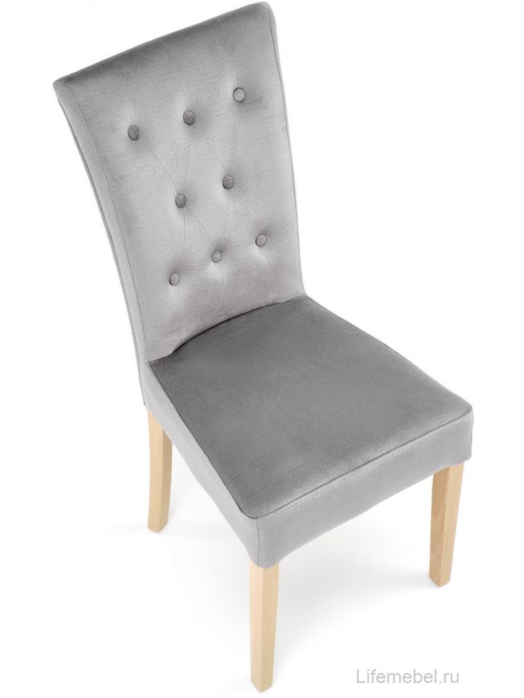 Деревянный стул Виль серый / дуб медовый