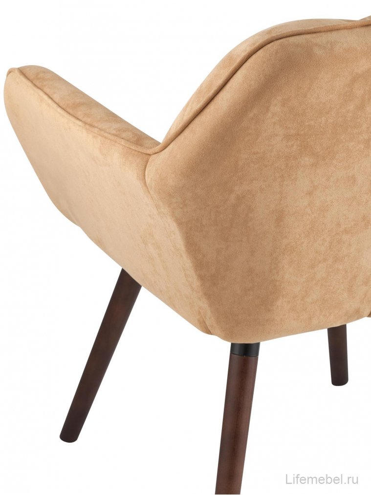 Кресло Алия бежевая замша