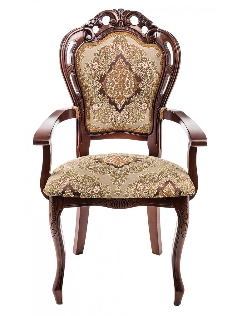 Кресло Bronte вишня с патиной