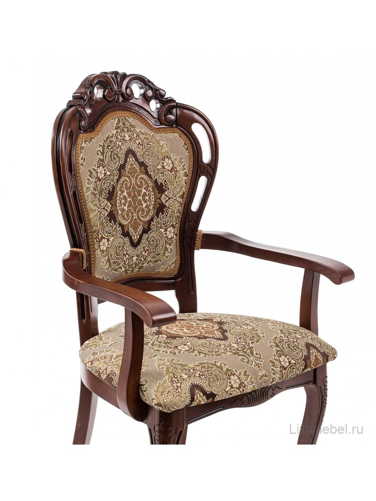 Кресло Bronte вишня с патиной