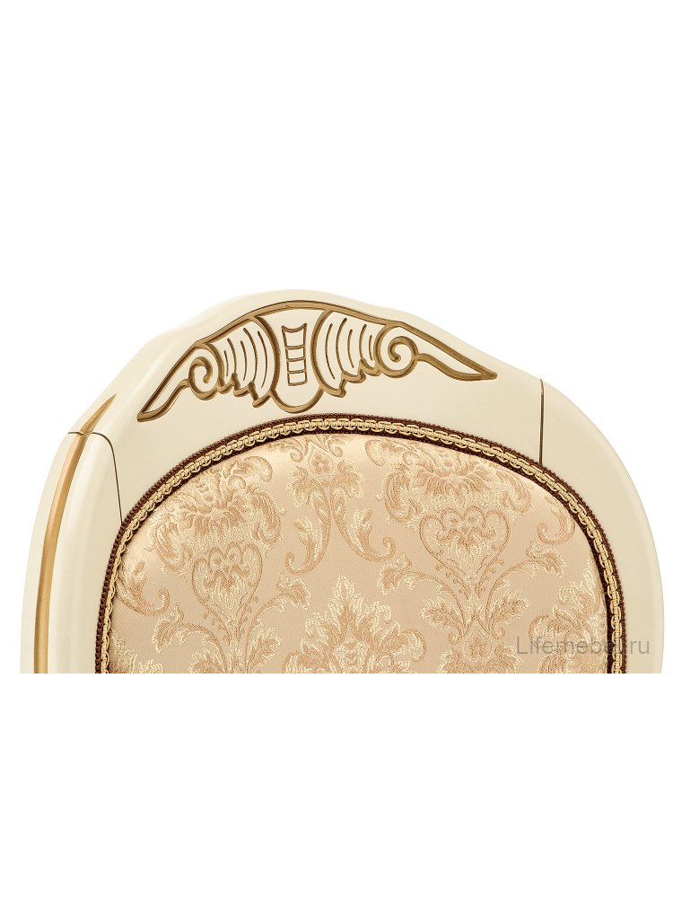 Кресло Лауро патина золото / бежевый