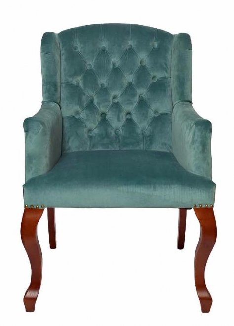 Кресло PJC591-PJ635 изумрудный велюр