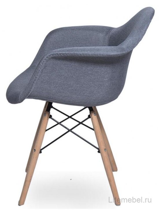 Кресло SN-827 ткань grey / beech