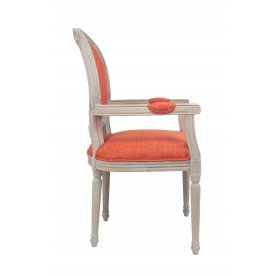Мягкий стул с подлокотниками Diella Orange