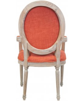 Мягкий стул с подлокотниками Diella Orange