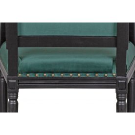 Мягкий стул с подлокотниками Runako Green