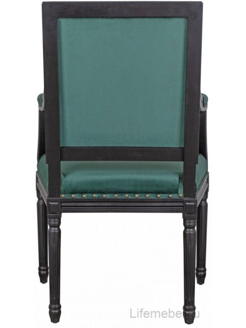 Мягкий стул с подлокотниками Runako Green