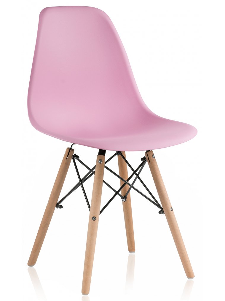 Пластиковый стул Eames PC-015 light pink