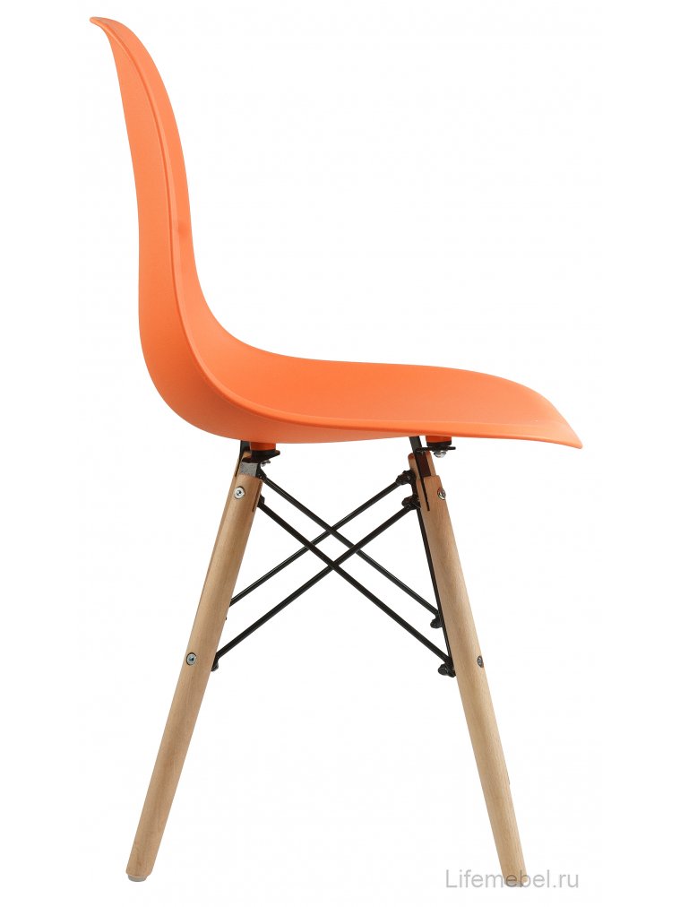 Пластиковый стул Eames PC-015 orange