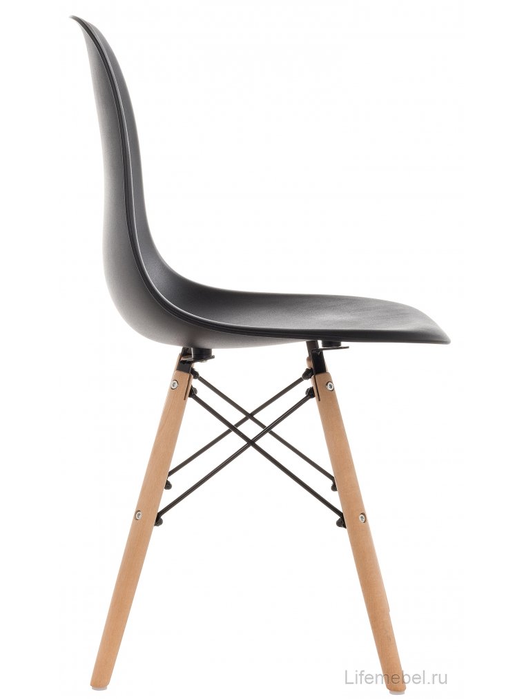Пластиковый стул Eames PC-015 черный